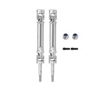 RFSHOP Drive Shaft Kit Front Axle Shaft And Rear Drive For 1/10 For Traxxas For Slash 2WD 4X4 Rustler RC Car Upgrade Parts Stainless Steel(B rear)