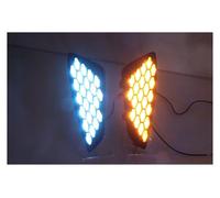 RFSHOP For Toyota For Sienna XSE 2021 2022 Car Waterproof ABS 12V DRL Fog Lamp Decoration LED Daytime Running Light Headlamp Assembly(White yellow blue)