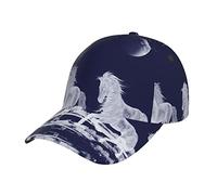 RFSHOP Galloping Horse Printed Sport Hat Adjustable Baseball Cap Outdoor Hat Dad Hat Unisex Graphic Cap
