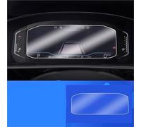RFSHOP GPS Transparent Navi Film Tempered Glass Car Navigation Screen Protector LCD Display Film Dashoard Panel Cover For VW For T-roc 2018 2019 2020(Dashboard film)