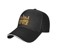 RFSHOP Hardstyle Equalizer Baseball Cap, Trucker Hats Vintage Cotton Dad Hat for Men Women Black