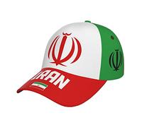RFSHOP Iran Flag Flag Cool Iranian Baseball Cap 3D Full Print Adult Unisex Adjustable Hat Soccer Patriotic Caps