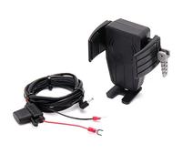 RFSHOP Mobile Phone Holder For GoldWing For GL 1800 F6B GL1800 DCT 2018-2021 Motorcycle GPS Phone Holder Wireless Charging Navigation Bracket(A)
