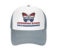 RFSHOP Netherlands Letter Flag Baseball Cap Patriotic Adult Unisex Adjustable Mesh Hat Soccer Outdoor Caps