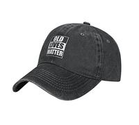 RFSHOP Old Lives Matter Baseball Cap,Washed Cotton Trucker Hats Vintage Dad Hat Adjustable for Men Women Black