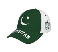 RFSHOP Pakistan Flag Pakistani Baseball Cap Full Print Adult Men Hat Patriotism Supporter Soccer Caps Black