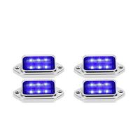 RFSHOP Rear Lights With Sequential 6 LED License Plate Lamp Safety Side Marker Light 12V 24V Turn Signal Tag Lamp For Car Truck Trailer Tractor Lorry RV