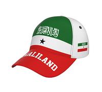 RFSHOP Somaliland Flag Baseball Cap Full Print Adult Men Hat Patriotism Supporter Soccer Caps Black