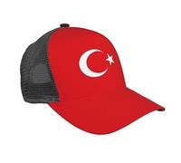 RFSHOP Turkey Flag Turks Baseball Cap Print Unisex Adjustable Hat Patriotic Sport Caps Black for Men Women