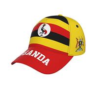 RFSHOP Uganda Flag Ugandans Baseball Cap Full Print Adult Men Hat Patriotism Supporter Soccer Caps Black