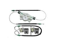 RFSHOP Window Regulator Front Right Side for Vw Mk4 for Golf for Bora Window Regulator Repair Kit Metal Clips 2/3 Door 1997-2000 2001 2002 2003 2004 2005 2006