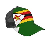 RFSHOP Zimbabwe Flag Baseball Cap Print Unisex Adjustable Hat Patriotic Sport Caps Black for Men Women