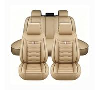 RFUJBPDZA Car Seat Covers, For Dacia Dokker/Duster/Jogger/Logan MCV/Nova/Supernova/Sandero/Solenza Nappa Leather Seat Protector Set Waterproof Breathable Airbag Compatible Front Rear Cushions,B