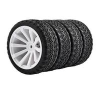 RFVBG 1Set 4PCS Rubber RC Racing Tires Car On Road Wheel Rim, for HSP, for HPI, 1/10, for HSP, 94123/94122/94103/D4/D3 603 All Rc Car Tyre(602-8006)