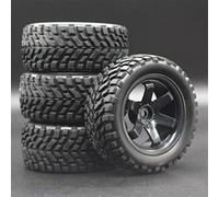 RFVBG 4pcs 1/16 RC On-Road Rally Tires 75mm, for HSP, 94123 94122 Rc Car Tyre(701-7004)