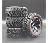 RFVBG 4pcs 1/16 RC On-Road Rally Tires 75mm, for HSP, 94123 94122 Rc Car Tyre(701A-7004)