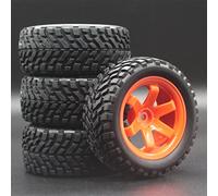 RFVBG 4pcs 1/16 RC On-Road Rally Tires 75mm, for HSP, 94123 94122 Rc Car Tyre(704-7004)