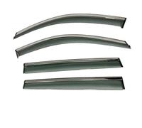 RFVBG 4PCS Car Windows Visor,for Yaris, XP130 Vitz 2012~2019 Smoke Deflector Guards Awnings Sun Rain Eyebrow Sticker Accessories Car Window Visor