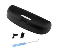 RFVBG Car Glasses Case Sunglasses Holder Storage Box, for VW, for T-ROC, Tharu Tarek Atlas 2018-2022 Car Sunglasses Holder(BLACK)