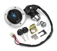 RFVBG Ignition Switch Fuel Gas Tank Cap, for Seat, Lock Key Set, for GSXR600 GSXR750 GSX R600 R750 GSX1250F Bandit 1250 37101-16840 37101-16860 37000-29880 37000-18870 Ignition Switch Key