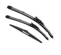 RFVBG Windshield Windscreen Wiper Blades, for Citroen, C4 Hatchback 5 Doors Front Rear Window 2004 2005 2006 2007 2008 2009 2010 Rear Wiper Blade(BLACK Right-hand drive)