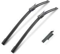 RFVBG Wiper Blade Set， for BMW， X1 E84 Front Rear Windshield Windscreen Window Washer 2009 2010 2011 2012 2013 2014 2015 24"19"12" (Color : Front， Size LHD) Rear Wiper Blade(BLACK LHD Front)