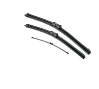 RFVBG Wiper Front & Rear Blades Set, for VOLVO, XC60 2009 2010 2011 Windshield Windscreen Window 26"+20"+15" Rear Wiper Blade(BLACK Right-hand drive)