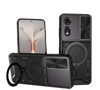 Rfvzubemok Compatible with ZTE Nubia Neo 2 5G Car Mount Magnetic,Compatible with Motorola razr 2024 Built-in Kickstand Case Cover Black