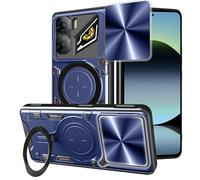 Rfvzubemok Compatible with ZTE Nubia Neo 3 5G Car Mount Magnetic,Compatible with Motorola razr 2024 Built-in Kickstand Case Cover Blue