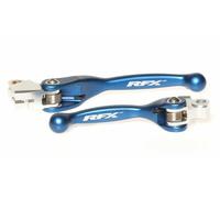 RFX Moto Motorcycle Race Flexible Lever Set For YZ125/250 YZF250/450 09-24 Blue