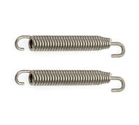 RFX FXES 20057 55SV Stainless Exhaust Springs Universal Pair, Silver, 57 mm