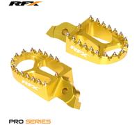 RFX Pro Footrests (Yellow) - Suzuki RMZ250/450