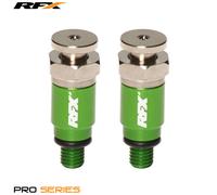 RFX Pro Fork Air Bleeders M5x0.8 (Green) Kayaba/Showa