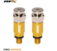 RFX Pro Fork Air Bleeders M5x0.8 (Yellow) Kayaba/Showa