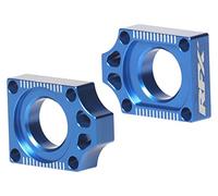 RFX Pro Rear Axle Adjuster Blocks (Blue) Yamaha YZ125/250 09-22 YZF250/450 09-13