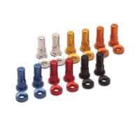 RFX Pro Rim Lock Nuts and Washers (Orange) 2pcs