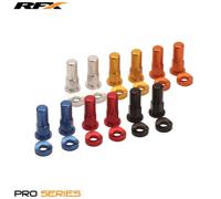 RFX Pro Rim Lock Nuts and Washers (Green) 2pcs