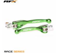 RFX Race Forged Flexible Lever Set (Green) - Kawasaki KXF450
