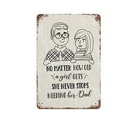 rfy9u7 No Matter How Old A Black Vintage Metal Signs Rusty Metal Tin Sign Plaque Hanging Wall Art Iron Painting Home Decor for Garage Man Cave Coffee Shop Bar 12"x8"
