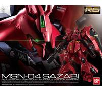 BANDAI MODEL KIT Mobile Suit Gundam Char's Counterattack RG 1/144 Modèle en plastique Sazabi