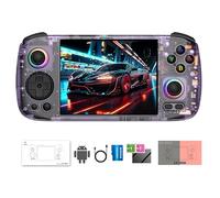 RG 406H Retro Handheld Game Console 4'' IPS Screen Android 13 System Built-in 128G Storage with 4783 Preinstalled Games RG406H Portable Gaming Console RG406H Supports 5G WiFi Bluetooth HDMI purple