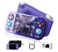 RG 476H Retro Handheld Game Console,AI Function RG476H Retro Gaming Console,4.7" LTPS in-cell Screen 1280*960P,Android 13,2.4/5G WIFI &BT 5.0,Wireless Screen Casting 3D Joystick No TF Card (Indigo)
