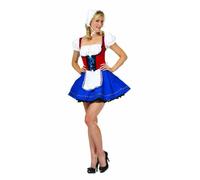 RG Costume Women's Swiss Miss, Red, White/Blue, L