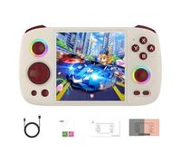RG Cube Retro Handheld Game Console, 8+128G with RGB Lighting Effects, 3.95-inch IPS Screen Android Arcade Unisoc T820 processor Support Bluetooth WIFI Battle - No Games