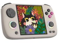 RG CubeXX Retro Handheld Game Console , 3.95 Inch IPS Screen Linux System Built-in 64G TF Card Support TV Output (Gray)