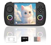 RG CubeXX Retro Handheld Game Console, Pre-installed Emulator Built-in 256G TF Card 11000+ Games Linux 64-bit 3.95-inch IPS Screen Pocket Console Video Player Support TV Output