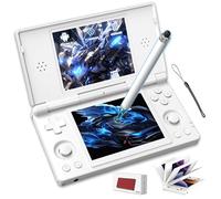 RG DS Retro Handheld Game Console with Capacitive Stylus,4 Inch Multi Touch Independent Dual-Screen Retro Games Console,2.4+5G WIFI Bluetooth 4.2,4000mAh,Supports Split-Screen Mode (Polar White)