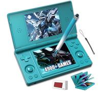 RG DS Retro Handheld Game Console with Capacitive Stylus,4 Inch Multi Touch Independent Dual-Screen Retro Games Console,4900+ Games 21 Emulators,2.4+5G WIFI & BT 4.2,4000mAh (Turquoise Blue-128G)