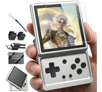 RG Rotate Retro Handheld Game Console, 3.5" Swivel Screen Android Portable Player, Unisoc T618 Chip 3GB+32GB, 2000mAh Battery, Aluminum Alloy Body