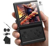 RG Rotate Retro Handheld Game Console, 3.5" Swivel Screen Android Portable Player, Unisoc T618 Chip 3GB+32GB, 2000mAh Battery, Aluminum Alloy + Plastic